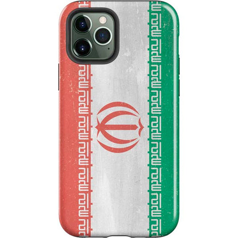 Iran Flag Distressed iPhone 12 Pro Max Impact Case